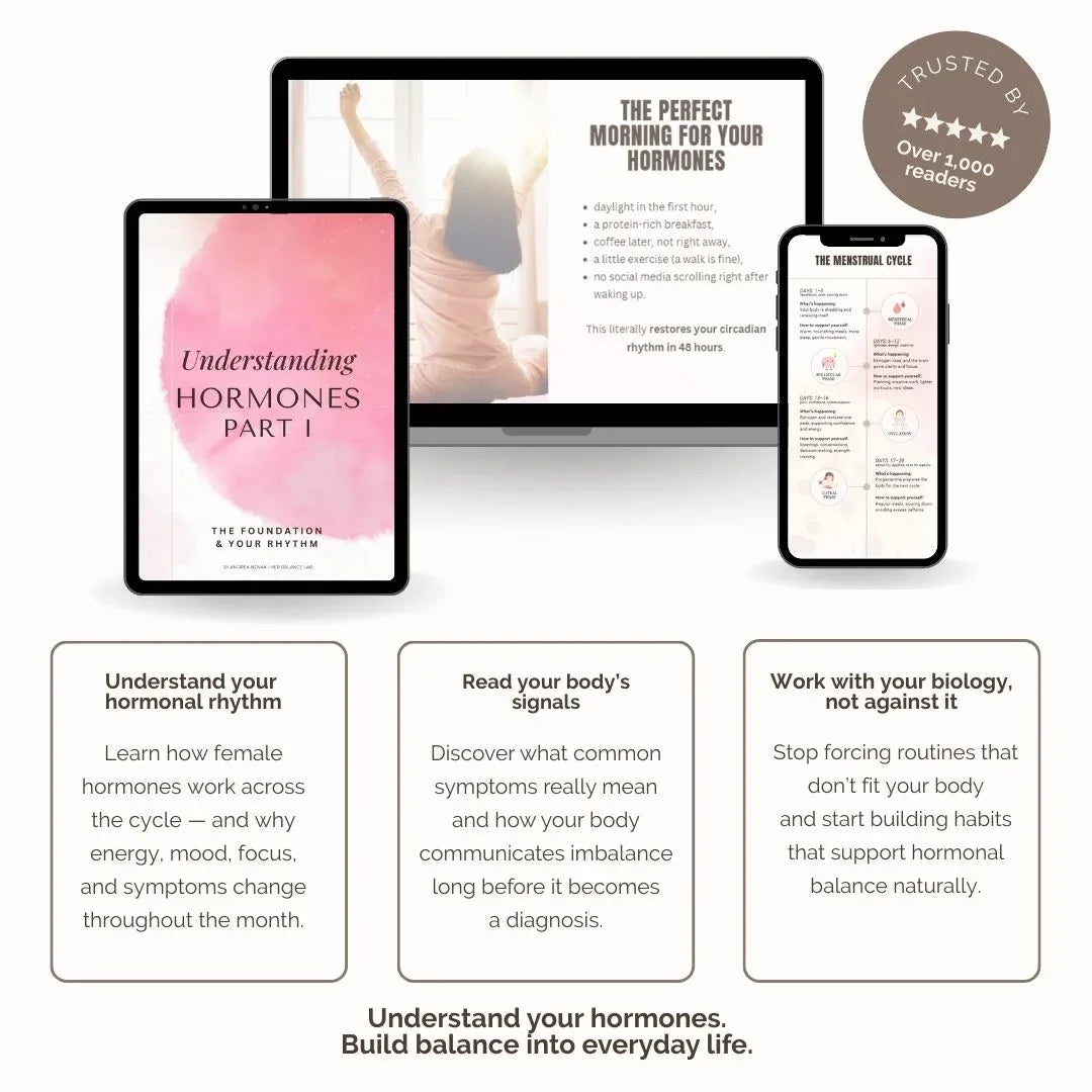 Understanding Hormones, Part I: The Foundation & Your Rhythm - Balance Lab